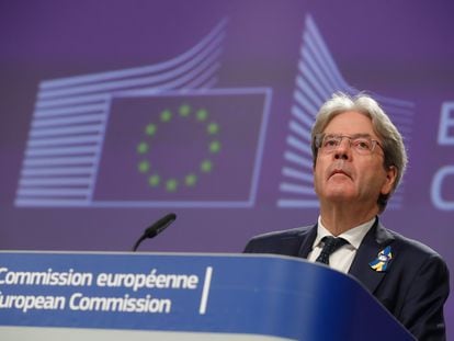 El comisario de Economía, Paolo Gentiloni, el miércoles en Bruselas.