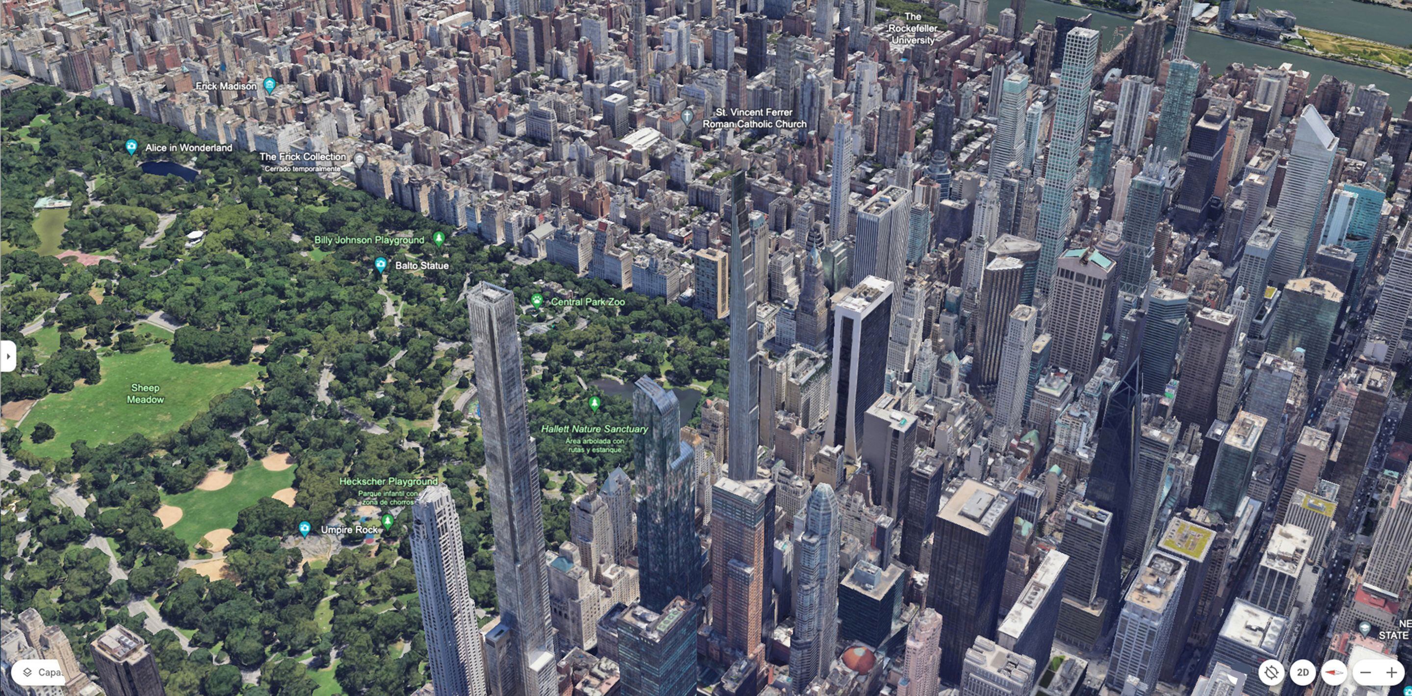 Así se ve Nueva York en  Google Street View.