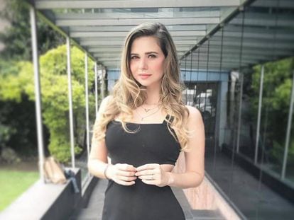 La conductora de radio y televisión Ana Lucía Salazar.