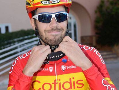 Jes&uacute;s Herrada, con el maillot de campe&oacute;n de Espa&ntilde;a.