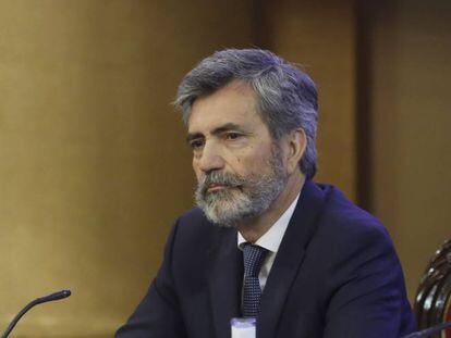 Carlos Lesmes, presidente del Tribunal Supremo.