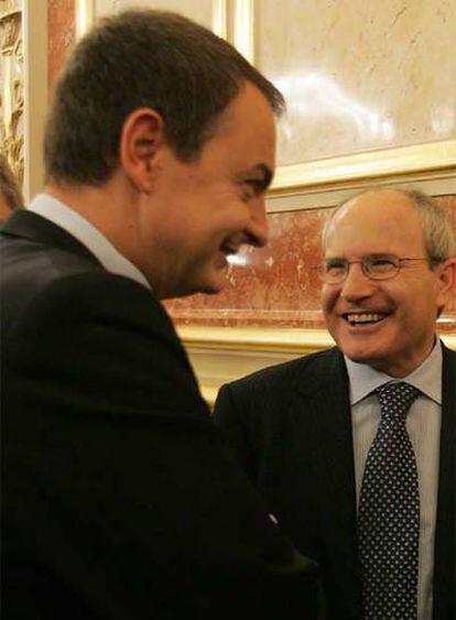 Zapatero y Montilla, en un encuentro en 2006.