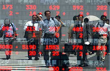 La salud de la economía japonesa se está reflejando en el comportamiento de la Bolsa de Tokio.