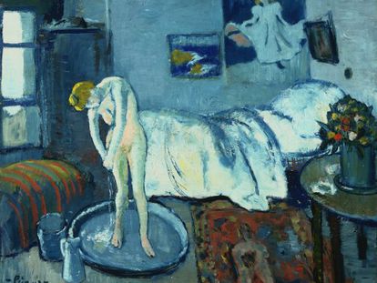 &#039;La habitaci&oacute;n azul&#039;, de Pablo Picasso (1901), obra del periodo azul de la Phillips Collection que podr&aacute; verse en Barcelona.