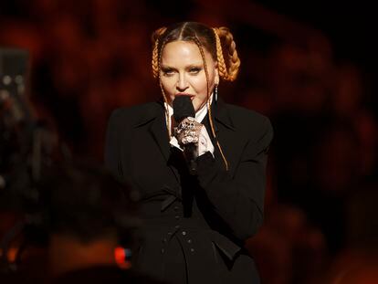 Madonna durante la 65º edición de los premios Grammy, celebrados el pasado 5 de febrero 2023, en Los Ángeles, California (EE UU).
