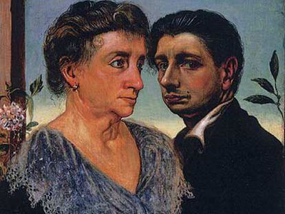 'Autorretrato con su madre' (1921), de Giorgio de Chirico.
