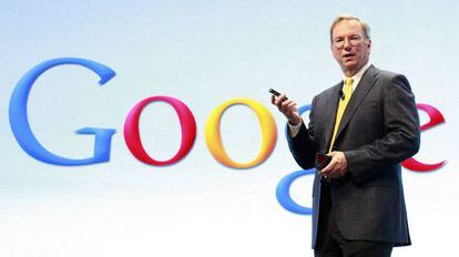 El presidente de Google, Eric Schmidt.