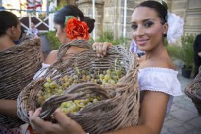 Fiesta de la vendimia en Jerez de la Frontera (Cádiz).