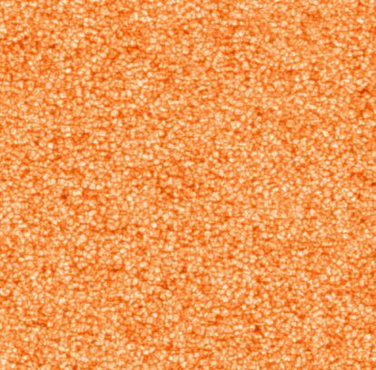 Imagen de detalle de la superficie solar. Cada una de esas celdillas tiene una extensión unas dos veces mayor que la península ibérica.