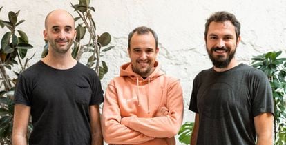 De izquierda a derecha: Pau Ramon, Bernat Farrero y Jordi Romero, fundadores de Factorial.