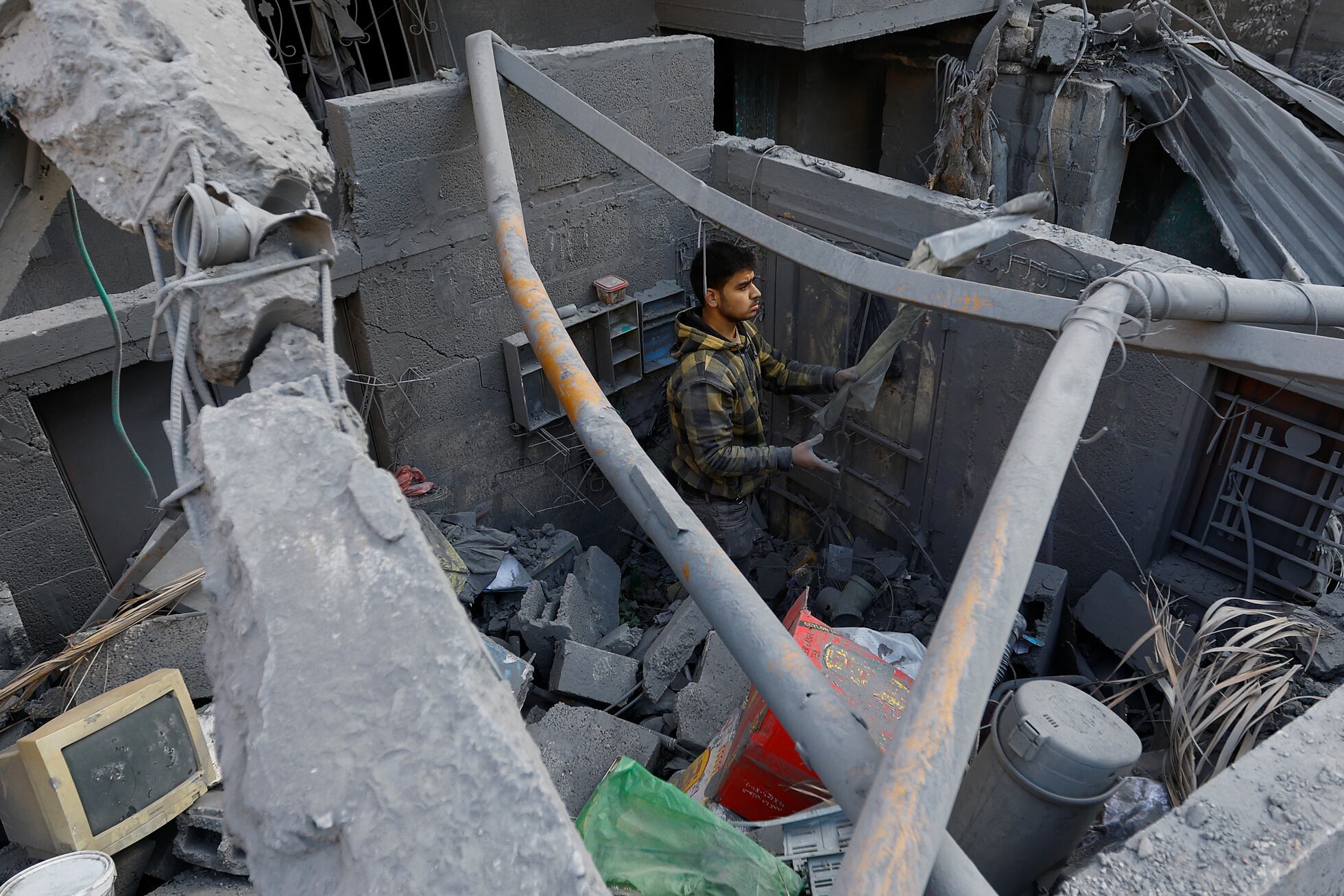 Las imágenes de la guerra entre Israel y Gaza, el 10 de diciembre de