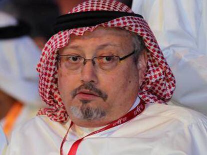Jamal Kashoggi, periodista saudí y exeditor jefe del periódico 'Al-Watan', en 2012 en Dubái (Emiratos Árabes).