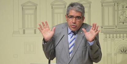 El conseller de la Presidencia y portavoz del Govern, Francesc Homs.