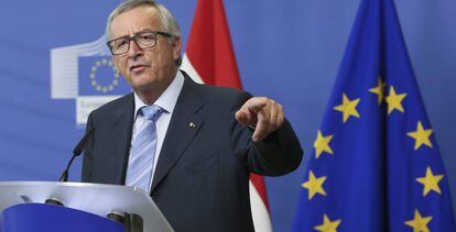 Jean-Claude Juncker parla aquest dimecres sobre el Brexit a Brussel·les.