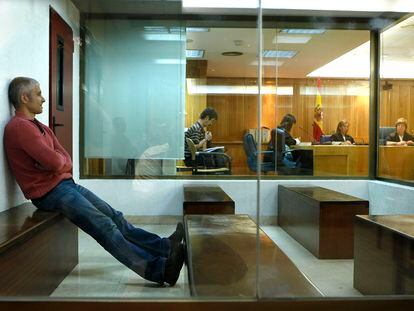 Francisco Javier García Gaztelu, Txapote, en la Audiencia Nacional durante un juicio en 2010.