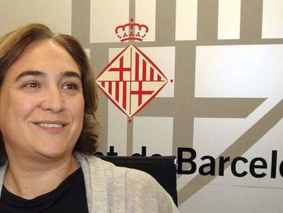  La alcaldesa de Barcelona, Ada Colau.
