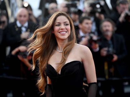 Shakira, a su llegada al Festival de Cannes, el 25 de mayo.