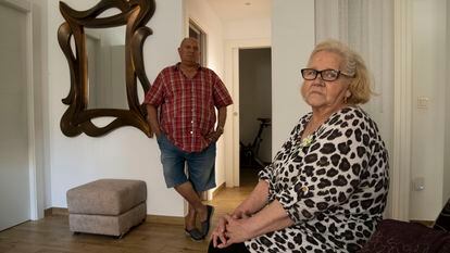 Gertrudis Abellaneda y Antonio Bastida, dos de los afectados por los retrasos en el pago de subvenciones del terremoto de Lorca.