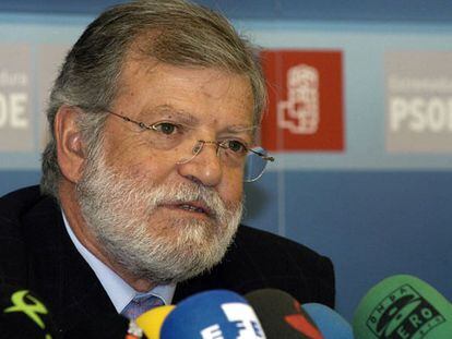 El expresidente de la Junta de Extremadura, Juan Carlos Rodríguez Ibarra, en octubre del año pasado.