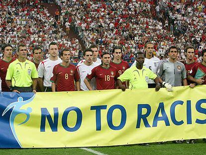 Portugal e Inglaterra, unidas contra el racismo