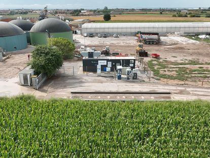 Planta de biogás en Vila-sana (Lleida) de Naturgy.