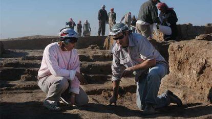 Imagen de las excavaciones en Tell Hamoukar, en Siria.