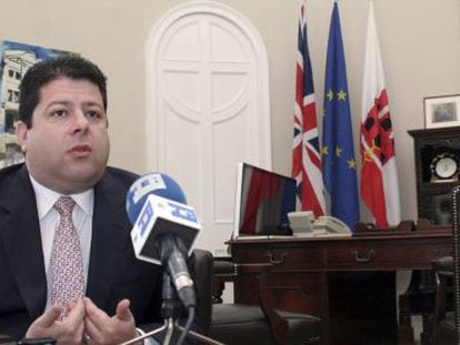 El ministro principal de Gibraltar, Fabian Picardo. 