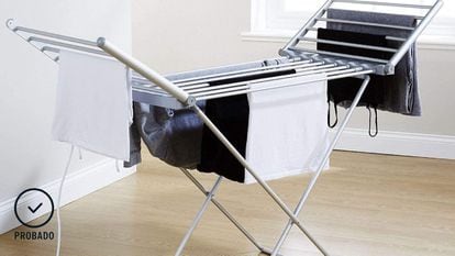 Los mejores tendederos eléctricos para eliminar la humedad de la ropa |  Escaparate: compras y ofertas | EL PAÍS