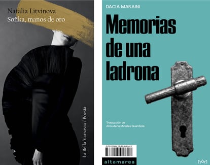 Portadas de los libros 'Soñka, manos de oro' y 'Memorias de una ladrona'.