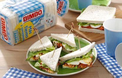 Una imatge promocional del pa de motlle de Bimbo.