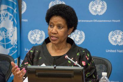 Phumzile Mlambo-Ngcuka, la directora ejecutiva de ONU Mujeres.