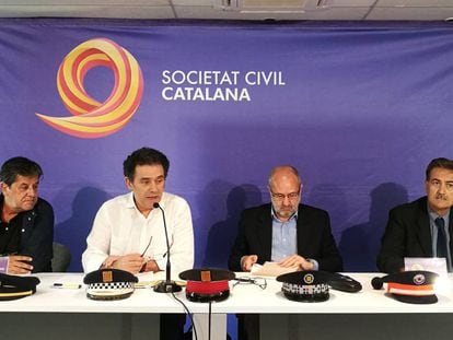 Miembros de Sociedad Civil Catalana anuncian la ampliaci&oacute;n de la denuncia del 9-N.