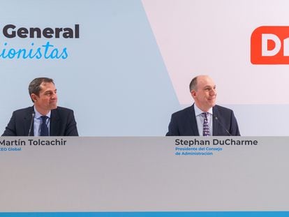 Martín Tolcachir, CEO, y Stephan Ducharme, presidente del consejo de Dia.