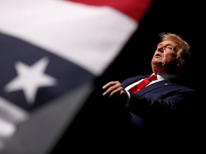 El presidente de EE UU, Donald Trump, en un mitin en Virginia el pasado viernes.