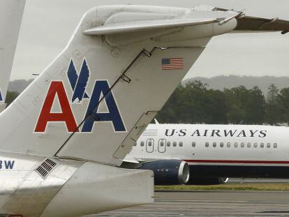 Aviones de American Airlines. 