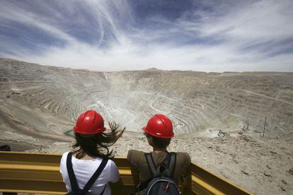 Una imagen de Chuquicamata, en Chile.