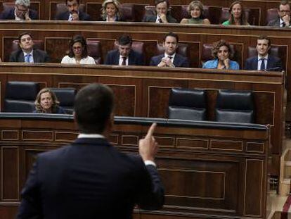 El acuerdo entre Gobierno y Podemos sobre los Presupuestos ha centrado el grueso de los reproches en el pleno parlamentario así como la distribución de las partidas presupuestarias en las comunidades