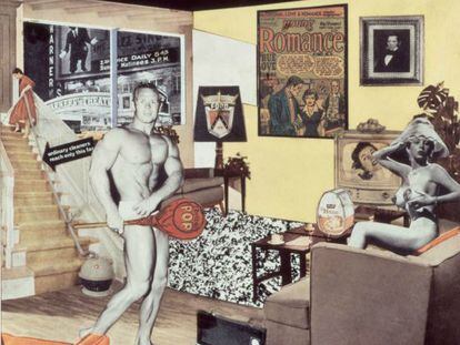 &#039;&iquest;Qu&eacute; es lo que hace que las casas de hoy sean tan diferentes, tan atractivas?&#039;, 1956, de Richard Hamilton.