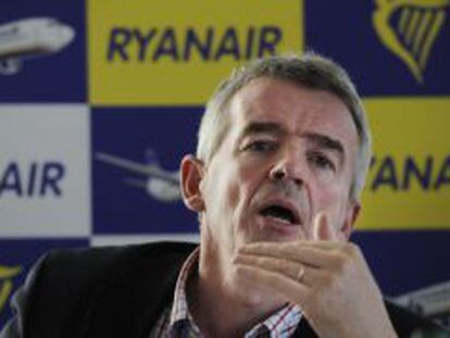 El presidente de la aerol&iacute;nea de bajo coste irlandesa Ryanair, Michael O&#039;Leary. 