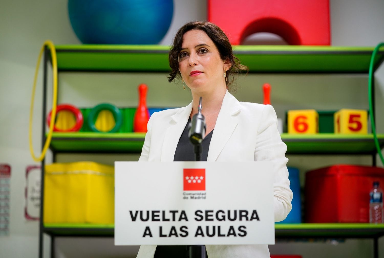 La presidenta de la Comunidad de Madrid, Isabel Díaz Ayuso, el lunes.
