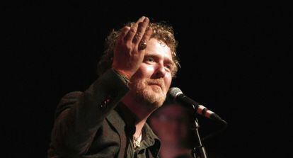 Glen Hansard, durante su concierto en Madrid.