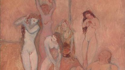 L’obra ‘Lharem’, pintada el 1906 a Gósol, abans que la coneguda ‘Les senyoretes d’Avinyó’.