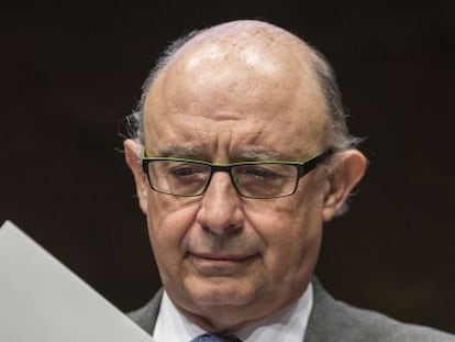 El ministro de Hacienda en funciones, Cristóbal Montoro.