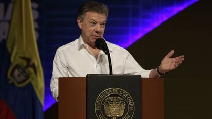 El presidente de Colombia, Juan Manuel Santos.