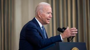 Joe Biden habla a los medios el 3 de septiembre en la Casa Blanca.