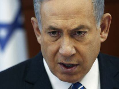 El primer ministro israel&iacute;, Benjam&iacute;n Netanyahu, en una reuni&oacute;n del Gobierno.