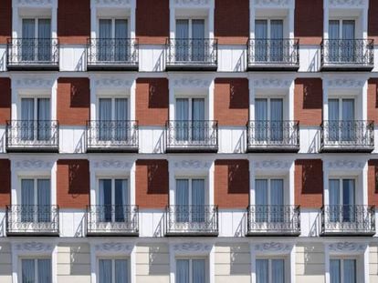 Edificio de viviendas, en Madrid. 