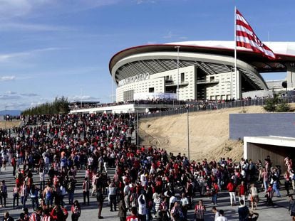 Aspecto del Wanda Metropolitano el día de su inauguración.