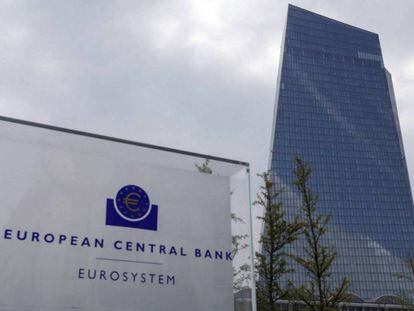 La sede del Banco Central Europeo en Fráncfort.