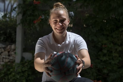 Andrea Pérez, para quien el baloncesto ha sido un camino de superación.